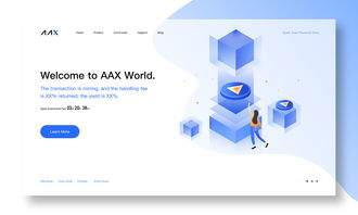 插画专题网页设计 艺术与数字的融合